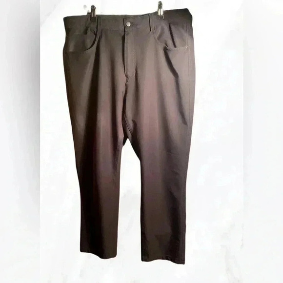 Footjoy casual athletic stretch lightweight 5 pckt blck performance golf pant 36 - Picture 2 of 5